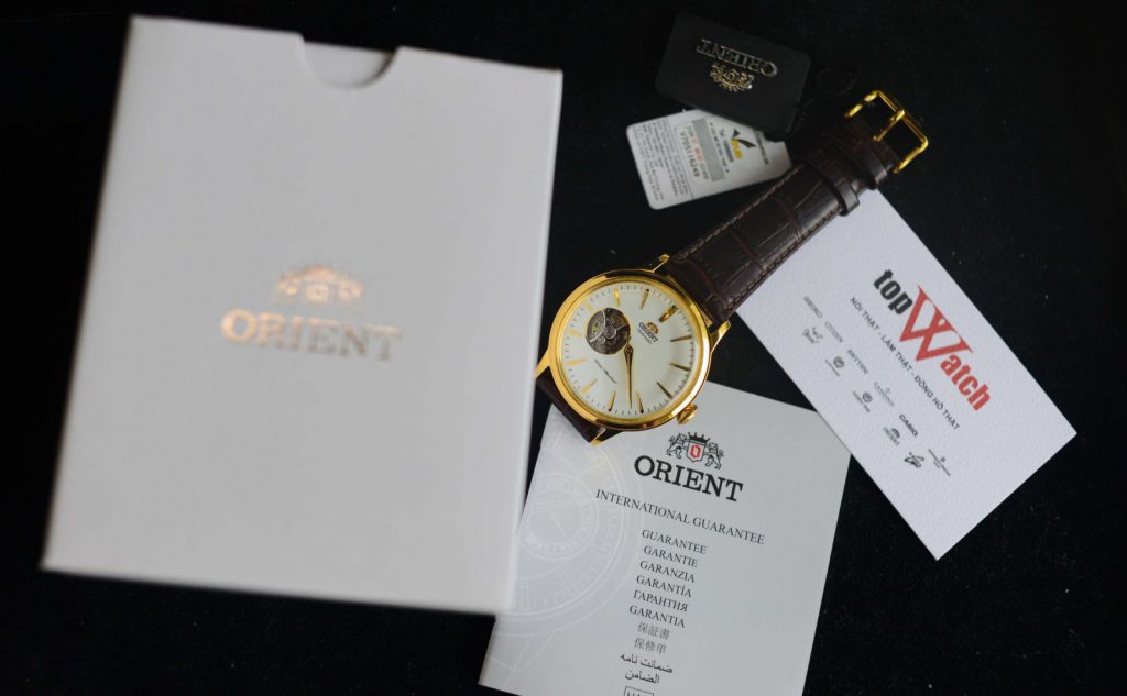 Đồng hồ chính hãng Orient có đầy đủ phụ kiện