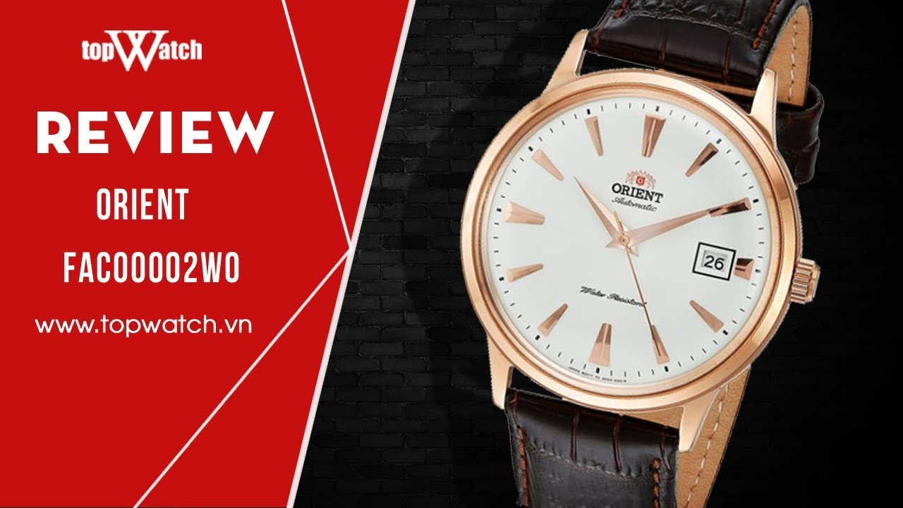 [REVIEW] - Đồng hồ cơ Orient bambino FAC00002W0