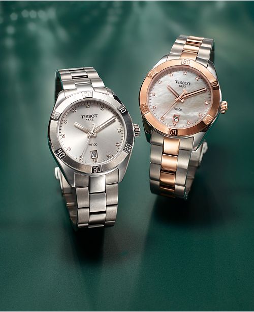 Khám phá đồng hồ Tissot đính kim cương cực đẹp khi đeo trên tay